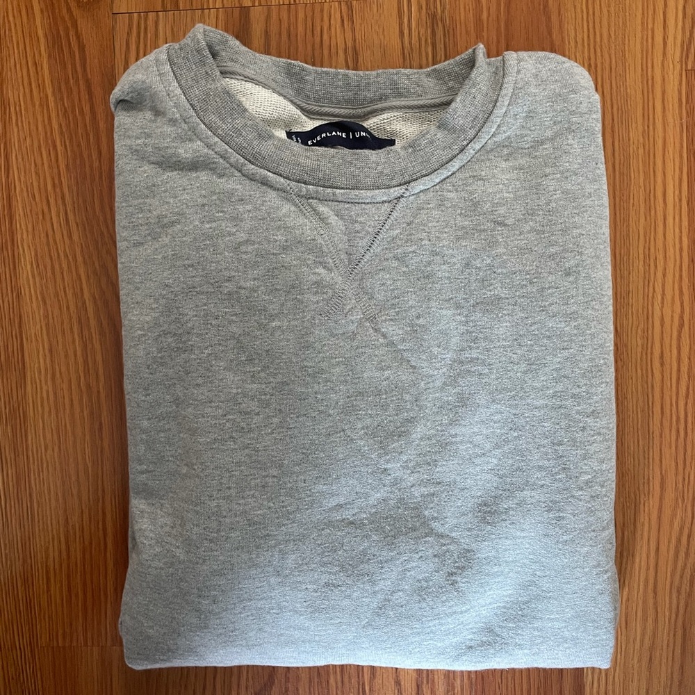 Men’s Everlane Grey French Terry Uniform Medium